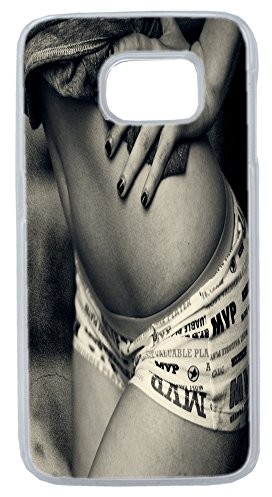 Lapinette miękkie etui ochronne do Samsung Galaxy S7 Edge z motywem kobiety seksowne, czarne białe COQ-GEL-S7-EDGE-FEMME-SEXY