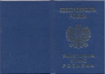 Firma krajewski Legitymacja strażaka Państwowej Straży Pożarnej [Pu/Os-221s] Pu/Os-221s