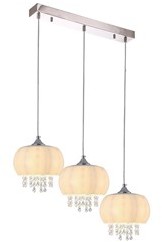 Milagro Lampa wisząca Nova ML3846 3x40W E14 biała