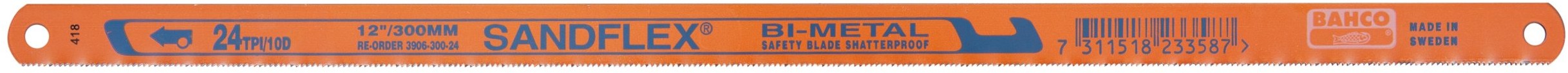 BAHCO Brzeszczot Bimetaliczny Niełamliwy 300MM 24T