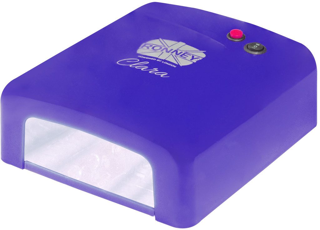 RONNEY CLARA Profesjonalna lampa do paznocki UV 36W (GY-UV-818) - NIEBIESKA