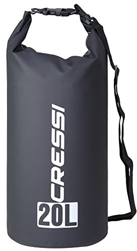 Cressi Dry Bag  wodoszczelna kieszenie z długą szyjką z regulowanym paskiem na ramię  Jazda na łodzi do nurkowania, pływania, surfowania, nurkowania,, wędkowanie, rafting, pływanie, camping i snowboar XUA928320