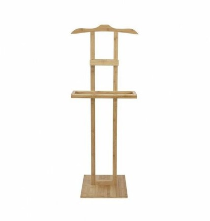 Compactor Stojak bambusowy z powierzchnią do wieszania Bamboo, 44,5 x 32 x 115 cm