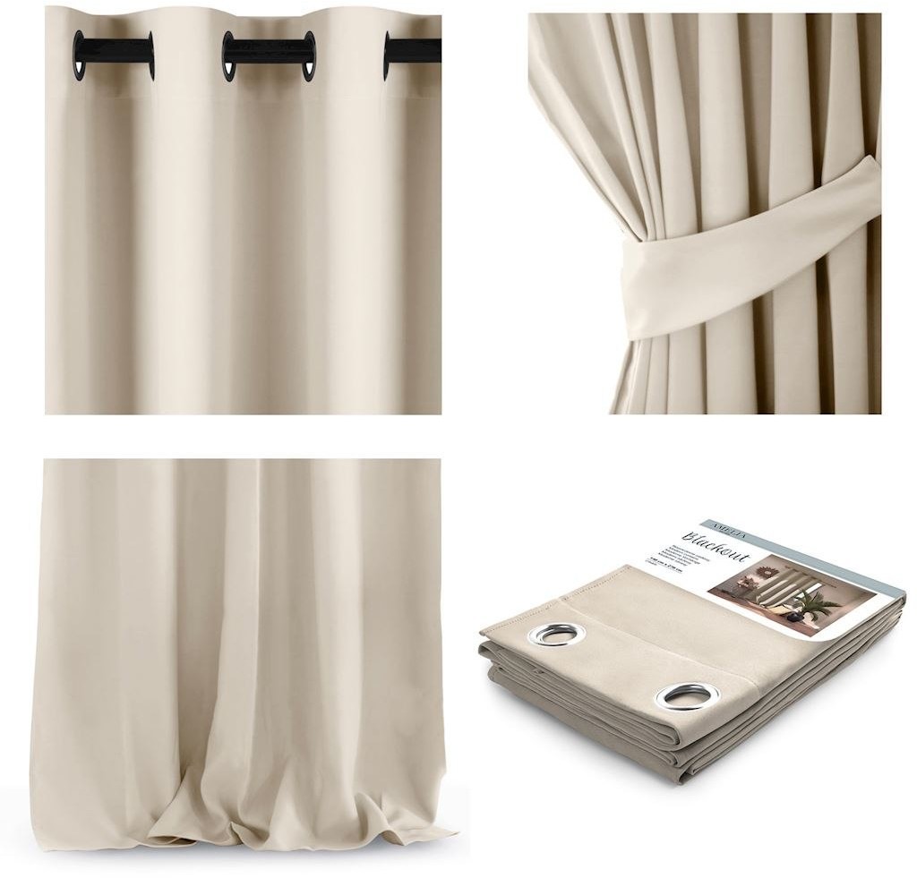 Amelia Home Zasłona Blackout 140x270 BLACKOUT/PLE/MIN/270