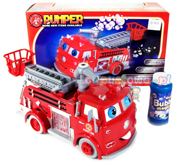 MalPlay DUŻA STRAŻ POŻARNA EDEK PUSZCZA BAŃKI AUTA CARS 5524