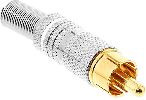 InLine 99110 N wersja wtyczki cinch do 6 MM zabezpieczeniem czarnym przewodem 99110N