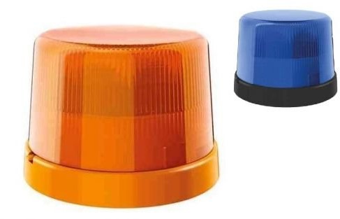 HELLA KL 7000 funkcja oświetlenia LED (LED lampa sygnalizacyjno-ostrzegawcza), magnes mocujący, obracania, wytrzymały poliwęglan światło tarcza niebieska, czarna obudowa cokół, 12 V/24 V, 2RL 011 484 2RL 011 484-101