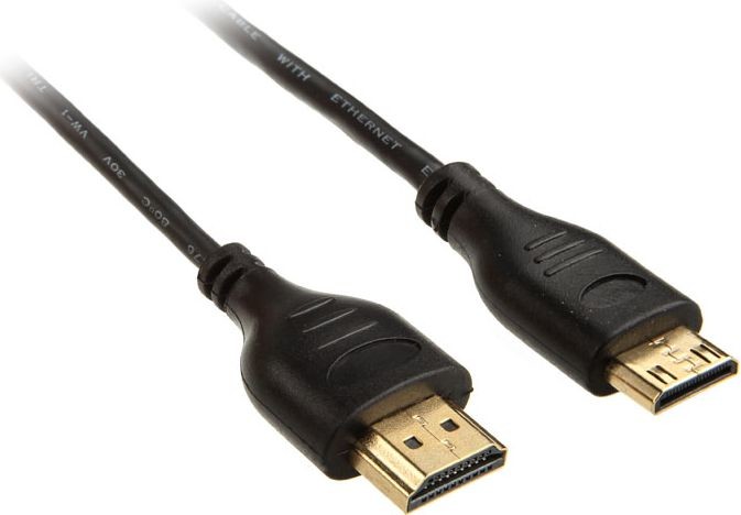 InLine 4K - UltraHD - Kabel Superslim Mini HDMI A na C czarny - 0.5m 17555C