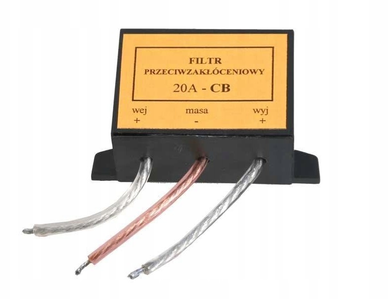 Samochodowy filtr przeciwzakłóceniowy Cb 20A / 582