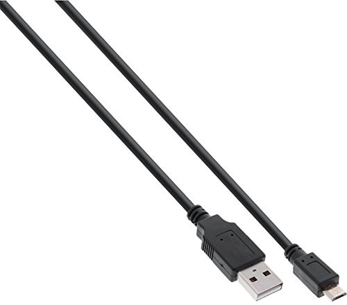 InLine InLine 31703Q kabel micro USB 2.0, kabel do szybkiego ładowania, wtyczka USB-A do wtyczki Micro-B, czarna, 0,3 m 31073Q