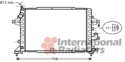 VAN WEZEL 37002383 chłodnica, chłodzenie silnika 37002383