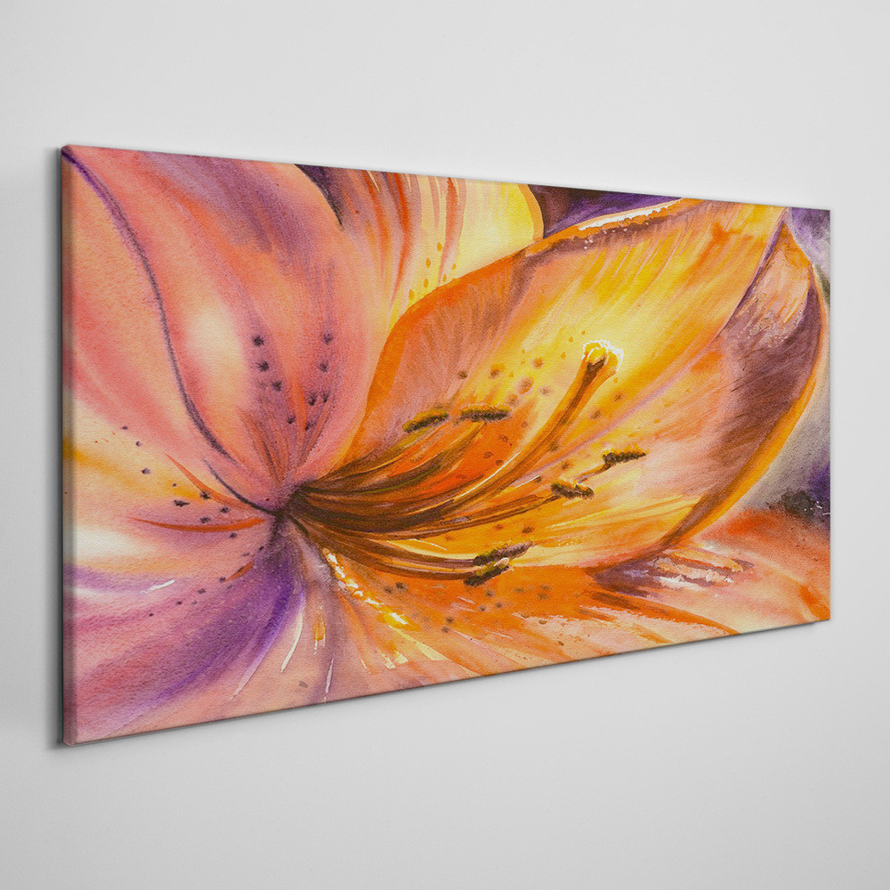 PL Coloray Obraz Canvas Abstrakcja Kwiaty Natura 120x60cm