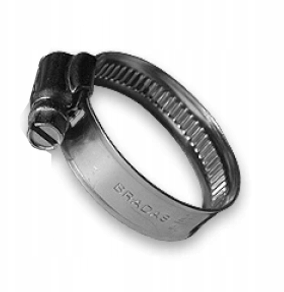 Bradas Opaska nierdzewna ślimakowa 32 - 50 W4 9mm