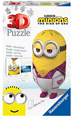 Ravensburger 3D Puzzle Minion Disko 11229 - Minions 2-54 Teile - für Minion Fans ab 6 Jahren: Erlebe Puzzeln in der 3. Dimension 11229