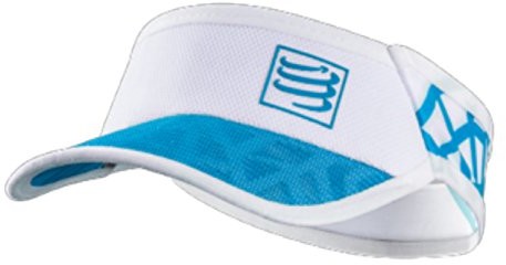 Compressport Spiderweb Visor UltraLight limited Edition  Running osłona przeciwsłoneczna do biegania, biały, jeden rozmiar CS-SULVISOR-01