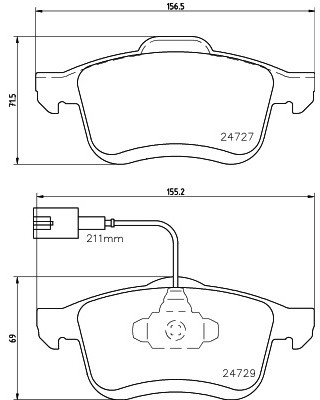 TEXTAR (TMD Friction Services GmbH) (TMD Friction Services GmbH) 2472901 2472901