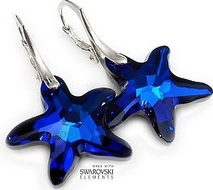 Swarovski Arande piękne kolczyki STARFISH BERMUDA 1890653339