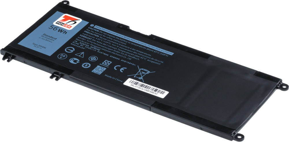 Dell WEBHIDDENBRAND Bateria T6 Power do Inspiron 17 7786 Li Poly 3680 mAh 56 Wh) 15,2 V