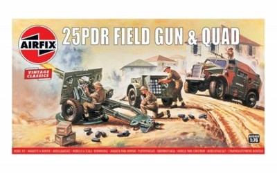 AirFix Model plastikowy 25funtowe działo polowe 01305V