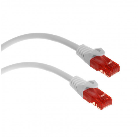 Maclean MCTV-300 W 47258 Przewód kabel patchcord UTP cat6 wtyk-wtyk 0,5m biały CEN-47258