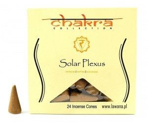 Song Of India Kadzidła stożkowe SOLAR na 3 czakrę 24 sztuki