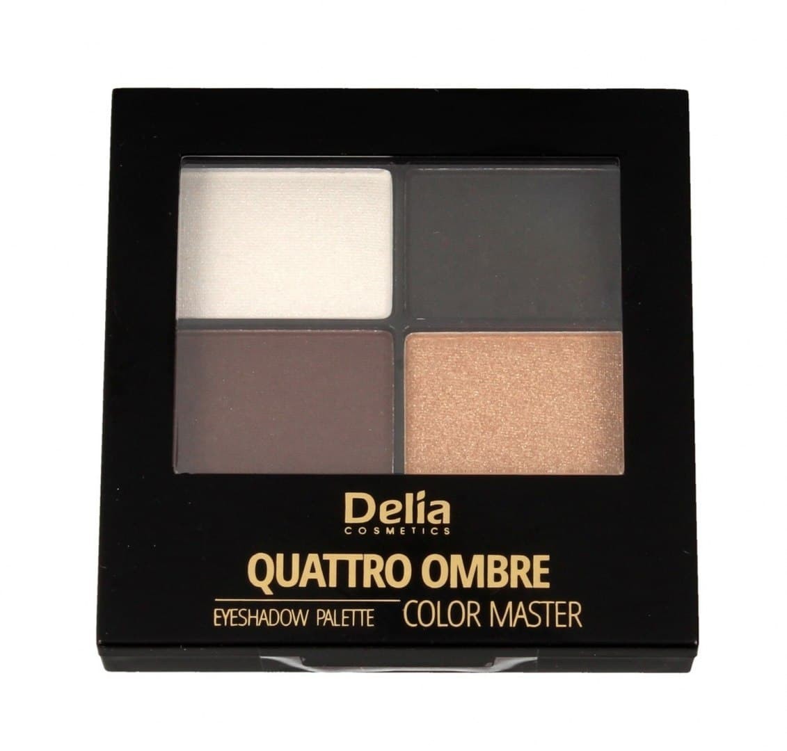 Delia Color Master Cienie do powiek Quattro Ombre Nr 404