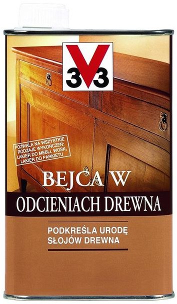 V33 Rozpuszczalnikowa bejca do drewna W ODCIENIACH DREWNA