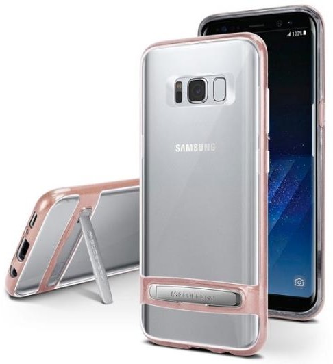 Mercury Dream Stand Bumper Case Samsung Galaxy S8+ różowo-złoty MER002744
