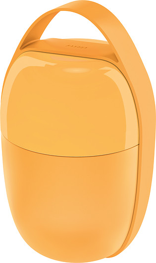 A di Alessi Lunchbox Food  porter żółty dwukomorowy SA03 Y