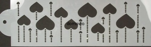 SZABLONY DO MALOWANIA RYSOWANIA NADRUKÓW 30 x10 cm 8