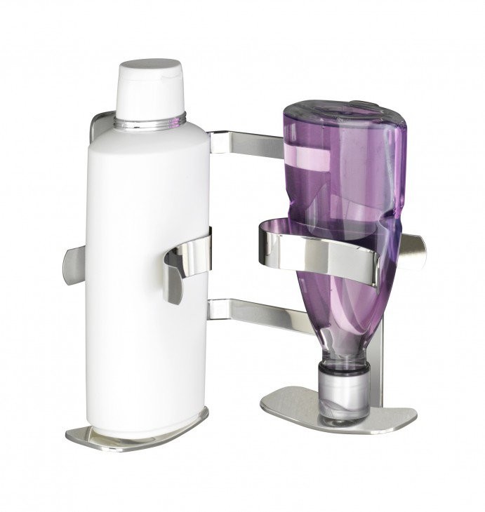 Wenko Narożny uchwyt na szampon Duo Clippsy Turbo-Loc 22351100