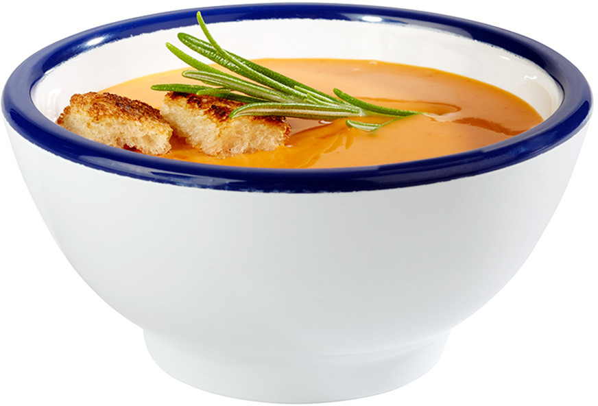 APS Miska 0,09 l, biało-niebieska | Pure 84491