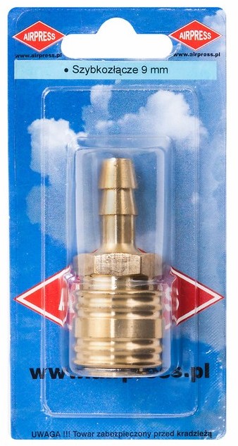AIRPRESS Szybkozłącze 9 mm