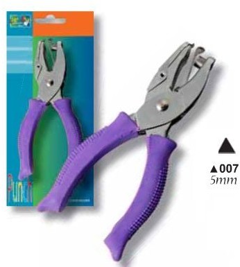 Vaessen Creative Picture Punch dziurkacz ozdobny Hands stąpa ~ 5 MM trójkąt 21438-007