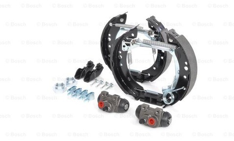 BOSCH KIT SUPERPRO, zestaw szczek hamulcowych + cylinderek hamulca koła zamontowany z tyłu, 0 204 114 614 0204114614