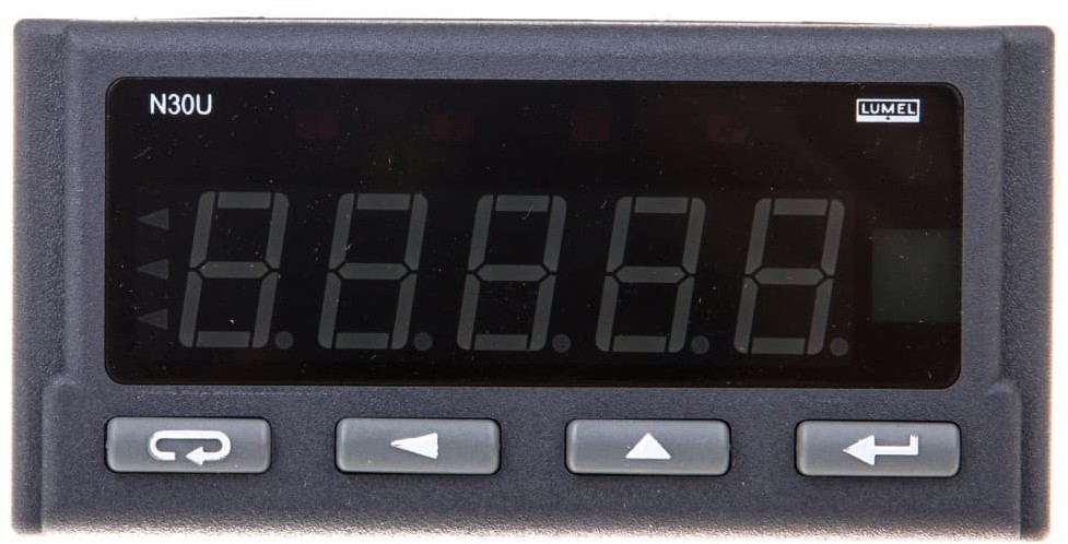 LUMEL Cyfrowy miernik tablicowy programowalny) 96x48mm 0-10V 0-20mA 0-60mV R Pt 2 wej przekaźnikowe N30U 100000P0