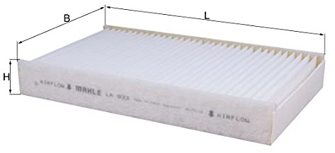 Knecht Mahle filtr LA933, filtr powietrza w pomieszczeniach 72366579