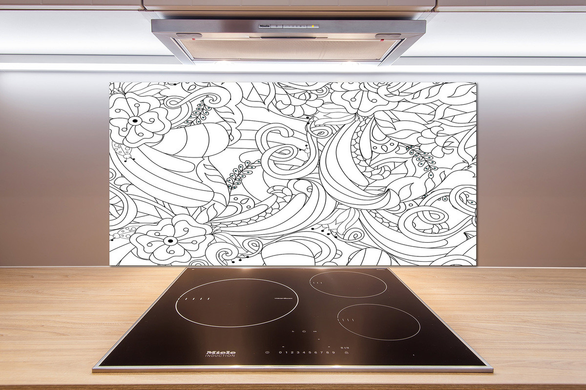 Panel między meble w kuchni Ornamenty