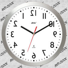 Atrix Anty-zegar ścienny aluminiowy #S1 AL2412AC