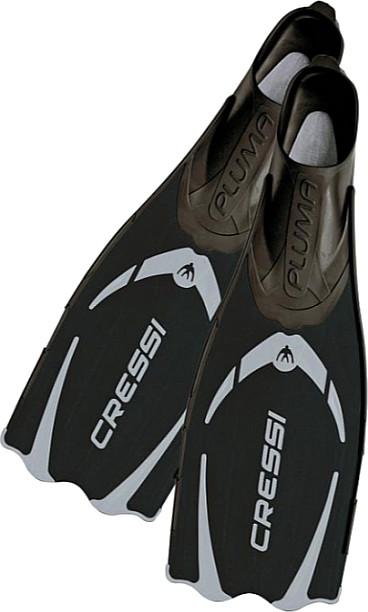 Cressi Pluma Fins Black/Silver 37/38 (4/5)