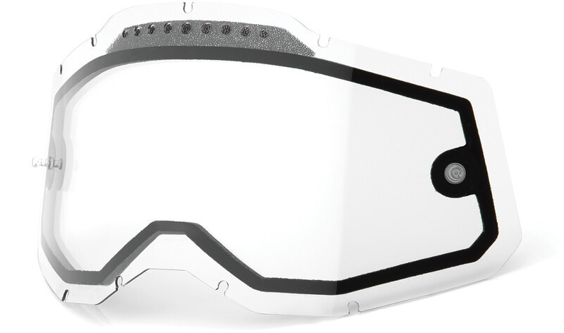 100% 100% Vented Dual Replacement Lenses Gen2, clear  2021 Akcesoria do okularów i gogli HU-GOG-9054/76/unis