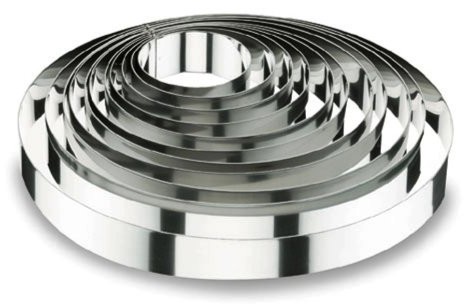 Lacor 68520 ciasto/forma do wycinania Former, okrągły 20 x 4,5 cm 68520