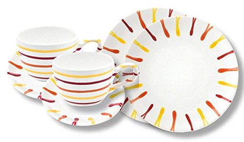 Gmundner Keramik Manufaktur GmbH Gmundner ceramika manufaktura 0105stsc06set Landlust Breakfast for Two Classic, 0105STSC06SET
