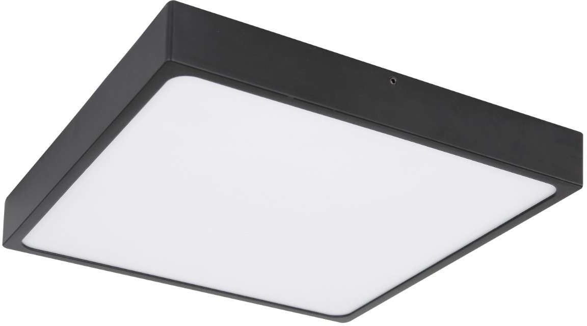 Globo Lighting LAMPA sufitowa ECHO 12369-30 kwadratowa OPRAWA plafon LED 28W 4000K metalowy czarny 12369-30