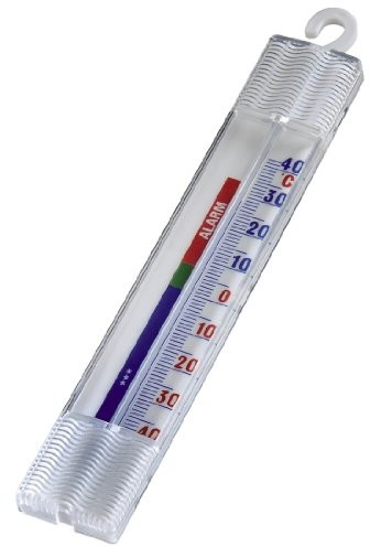 Xavax termometr analogowy (zawieszenia w lodówka, zamrażarka, zamrażarek, lodówka, minibar wina, min. 35 stopni, maks. + 40 stopni) Biały 00110822