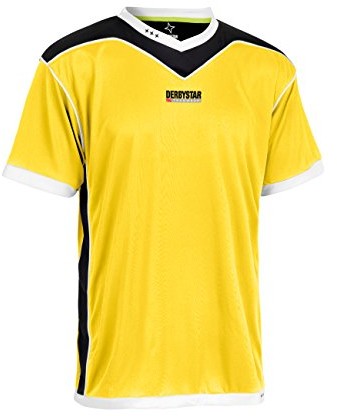 Derbystar Derby Star męska koszulka brylant, żółty, XL 6000060520_Gelb/Schwarz_XL