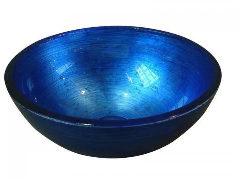 Фото - Умивальник Sapho Murano Blu Umywalka nablatowa 40 cm szklana niebieska AL5318-65 - od 