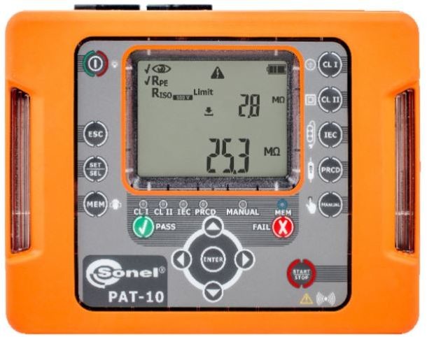 Zdjęcia - Pozostałe do budowy Sonel PAT-10 Miernik bezpieczeństwa sprzętu elektrycznego z Certyfikatem Kalibra 