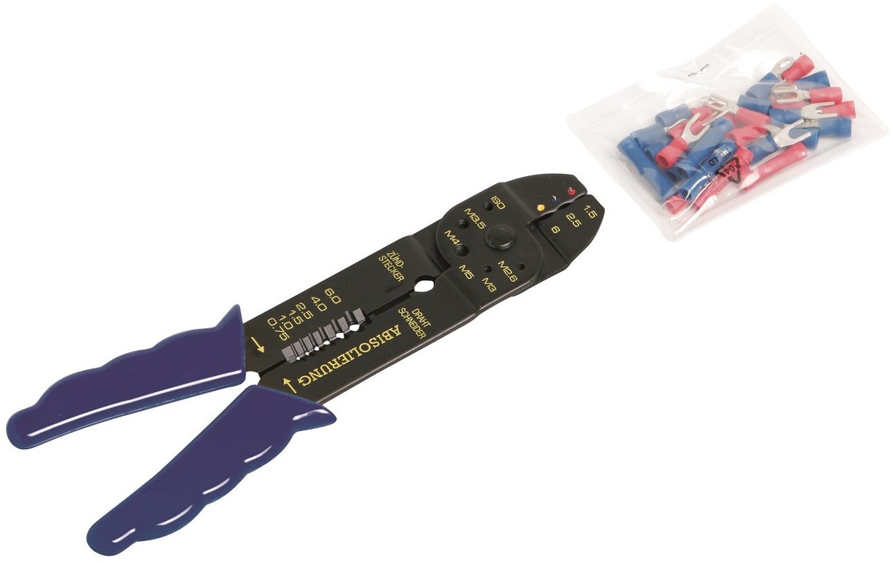 LUX-TOOLS LUX zaciskarka z kompletem końcówek