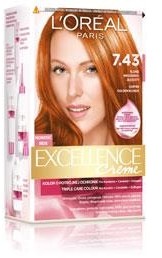 Loreal L'Oreal Paris Creme farba do włosów 7.43 Blond Miedziano-Złocisty 68600-uniw